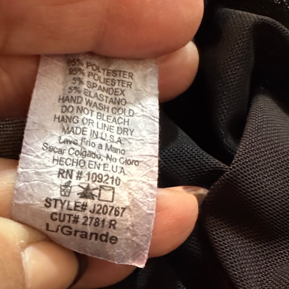 NWOT Windsor Black Sheer Bodysuit - Picture 6 of 6
